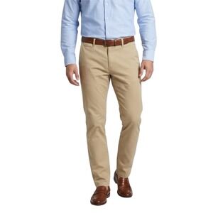 Bonobos Mens Washed Chinos Khaki Tan‎ Cotton Straight Leg Pants 32x30